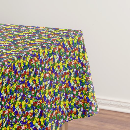 Primaire gezichtskralen, GROENKATOENTABLETTE Tafelkleed (Voorbeeld)