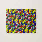 Primaire gezichtskralen, RED-JIGSAW PUZZLE Legpuzzel (Horizontaal)