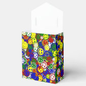 Primaire Happy Face Allover-kralen Bedankdoosjes (Geopend)