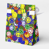 Primaire Happy Face Allover-kralen Bedankdoosjes (Achterkant)