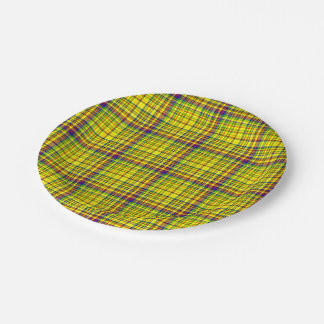 Primaire kleuren, BORDEN PLAID 09-PAPIERPARTIJ Papieren Bordje