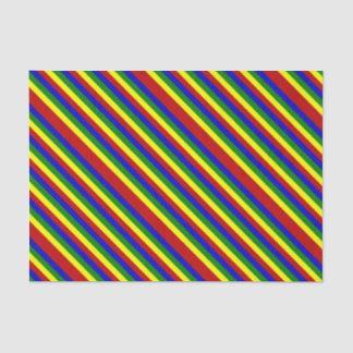 Primaire kleuren-Diagonaal Stripes-WSSUE WRAP PAPI Tissuepapier