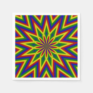 Primaire kleuren, geplakte lade 3-papier luiers servetten