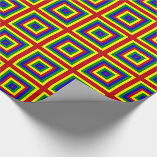 Primaire kleuren, GLAYERED SQUARES-GIFT WRAPPINGPA Cadeaupapier