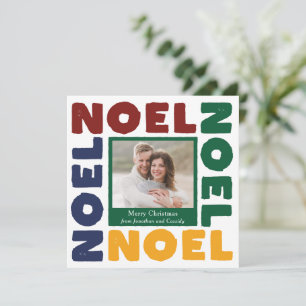 Primaire Kleuren Kerst Huidige Foto Vakantie Kaart