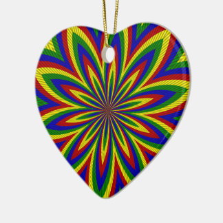 Primaire kleuren met rolventilator 2 keramisch ornament