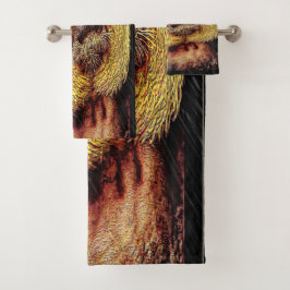 Primaire modellen: Saki-aap met witte gezicht Bad Handdoek