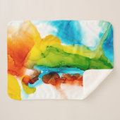 Primaire plug - Waterverven Sherpa Deken (Voorkant (horizontaal))