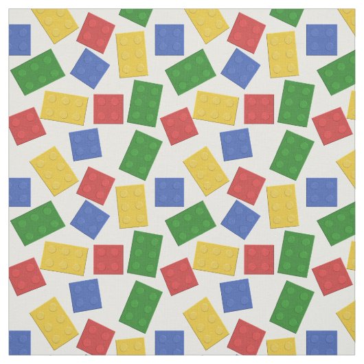 Primaire Speelgoed Bouwstenen Patroonafdrukken Stof (Swatch)