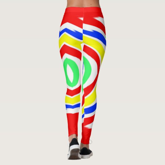 Primaire Streaks Leggings vrouwen (Achterkant)