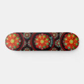 Primal Rhythms Mandala-patroon  Skateboard (Horizontaal)