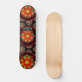 Primal Rhythms Mandala-patroon  Skateboard (Voorkant)