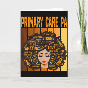 Primary Care PA Krachtige Black History Month Zwar Kaart