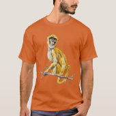 Primate Proclivity Monkey Shirt Men's Orange  (Voorkant)