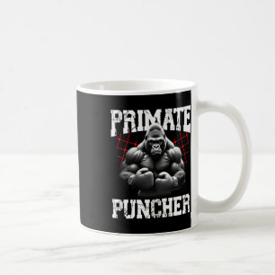 Primate Puncher Boxing Muscular Gorilla Boxer Ape Koffiemok