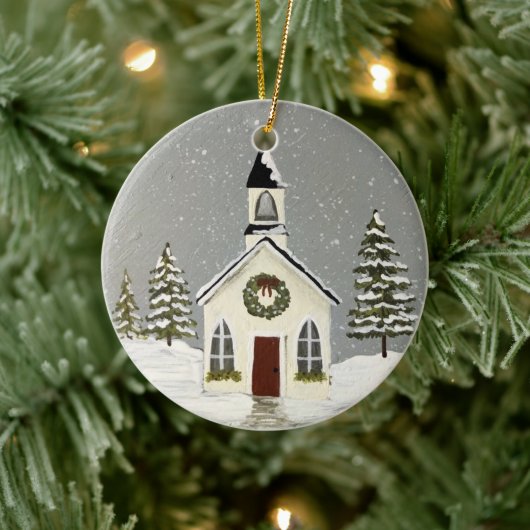 Primative Church Ornament (Boom)