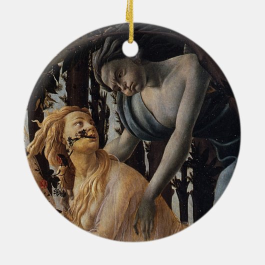Primavera, Chloris en Zephyrus, Sandro Botticelli Keramisch Ornament (Achterkant)