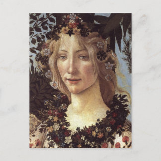Primavera (detail - Flora, de godin van de lente) Briefkaart