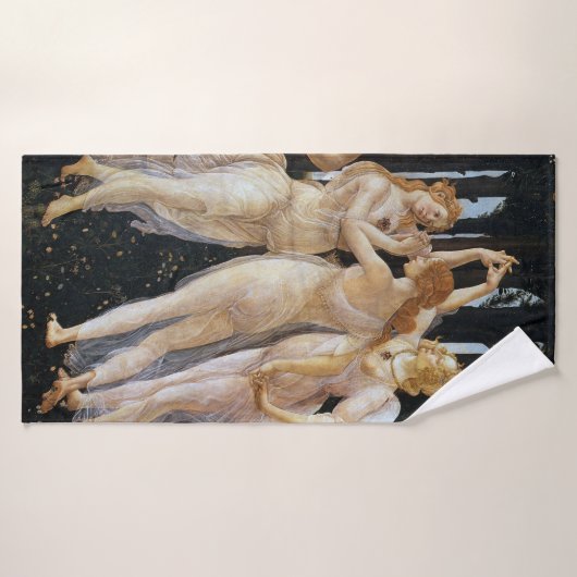 Primavera (detail), Sandro Botticelli, 1482 Badhanddoek (Badhanddoek)