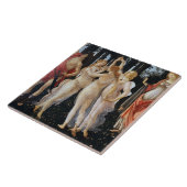 Primavera (detail), Sandro Botticelli Tegeltje (Zijkant)