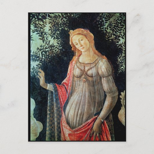 Primavera, detail van Venus, ca.1478 Briefkaart (Voorkant)