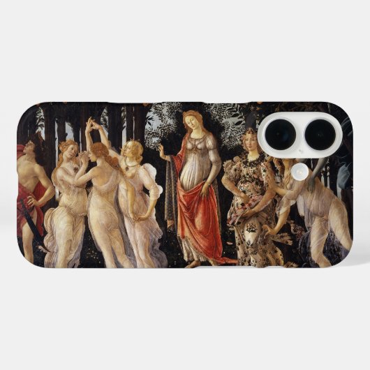 Primavera, Leerlente van Sandro Botticelli Case-Mate iPhone Case (Achterkant (horizontaal))