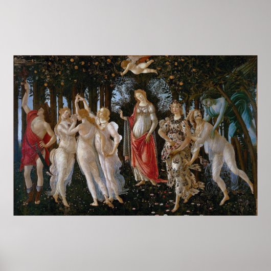 Primavera van Sandro Botticelli (c 1470-80) Poster (Voorkant)