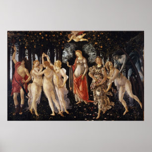 Primavera van Sandro Botticelli Poster