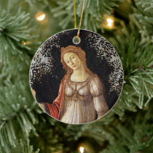 Primavera, Venus detail van Sandro Botticelli Keramisch Ornament