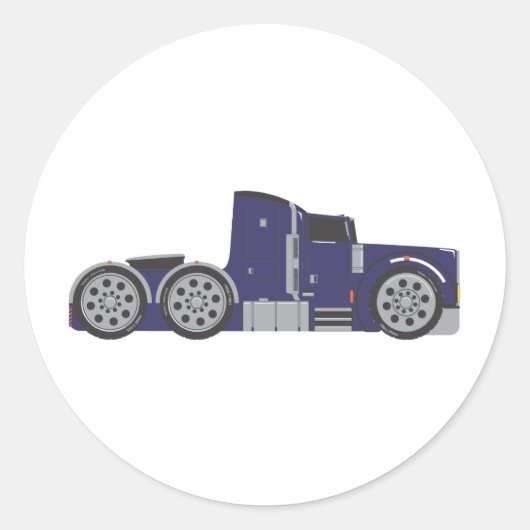 Prime Mover, Big Rig Ronde Sticker (Voorkant)