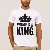 PRIME RIB KING MANNEN T-SHIRS T-SHIRT (Voorkant)