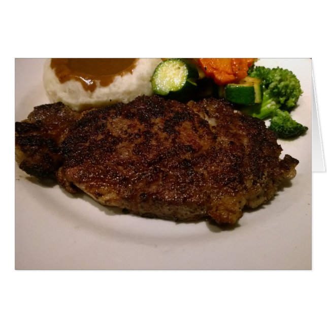 Prime Rib Steak Dinner (Voorkant Horizontaal)