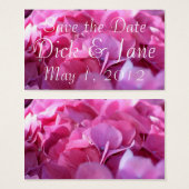 prime rose, Enregistrer la date (Devant & derrière)