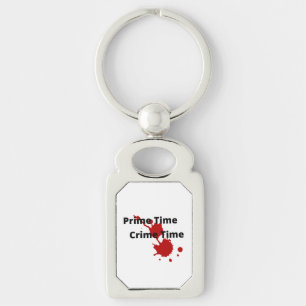 Prime Time Crime Time Metal Sleutelhanger
