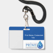 PrimeIV Badges (Voorzijde met lanyard)
