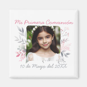 Primera Comunión con Foto van Flores Spaans Magneet