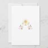 Primera Comunión Girls Twins First Holy Communion Kaart (Achterkant)