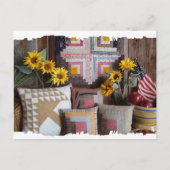 Primitief Amerikaans Antiek Briefkaart (Voorkant)