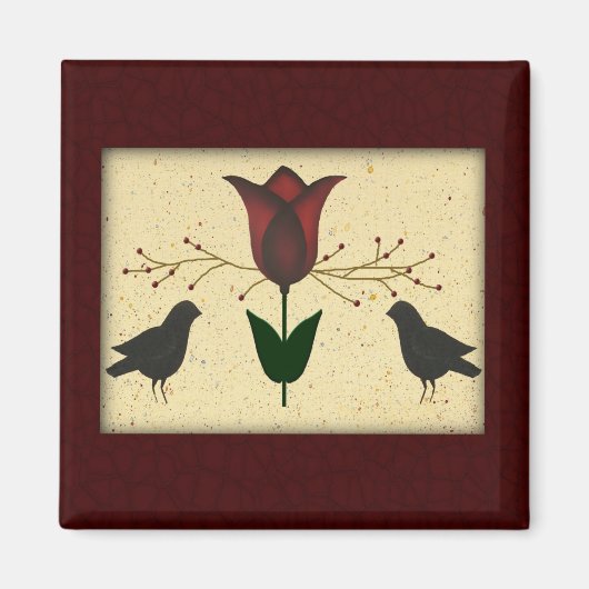 Primitief Art Magnet Magneet (Voorkant)