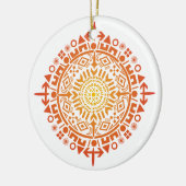 Primitief Art-Sun custom ornament (Links)