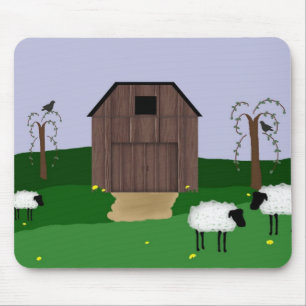 Primitief Barn Mousepad Muismat