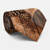 Primitief Barn wood Western Land watervogel Stropdas (Opgerold)