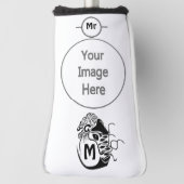 Primitief Chambered Nautilus Monogram Golfheadcover (Draai 90)