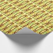 Primitief en Primitief gepatterd Cadeaupapier (Hoek)