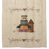 Primitief Faith Family Friends Shower Curtain Douchegordijn (Voorkant)
