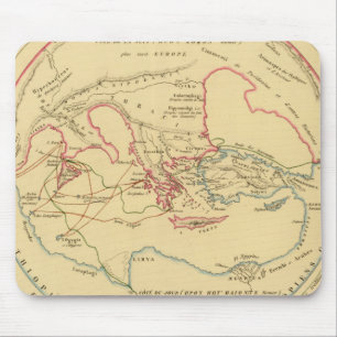 Primitief geografische gebied muismat
