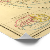 Primitief geografische gebied van de Grecs Poster (Hoek)