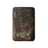 Primitief koloniaal land kerstfeestdag badmat (Voorkant Verticaal)