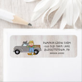 PRIMITIEF LAND HERFST OP HET BOERDERIJ RUSTISCH HO ETIKET (Insitu)