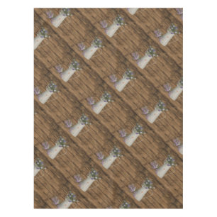primitief land : lavender rustige schuur - hout tafelkleed